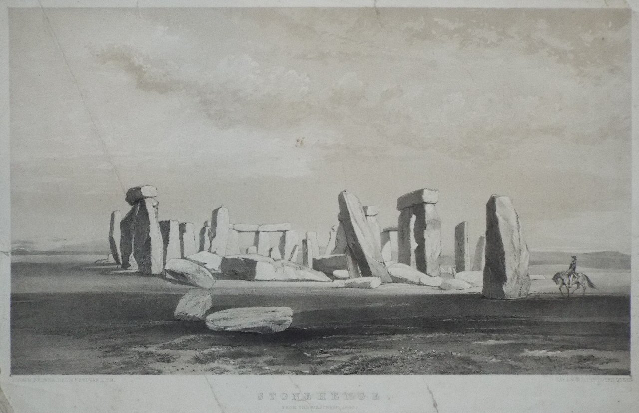 Lithograph - Stonehenge